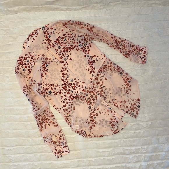 Floral Sheer Blouse - Picture 2 of 7